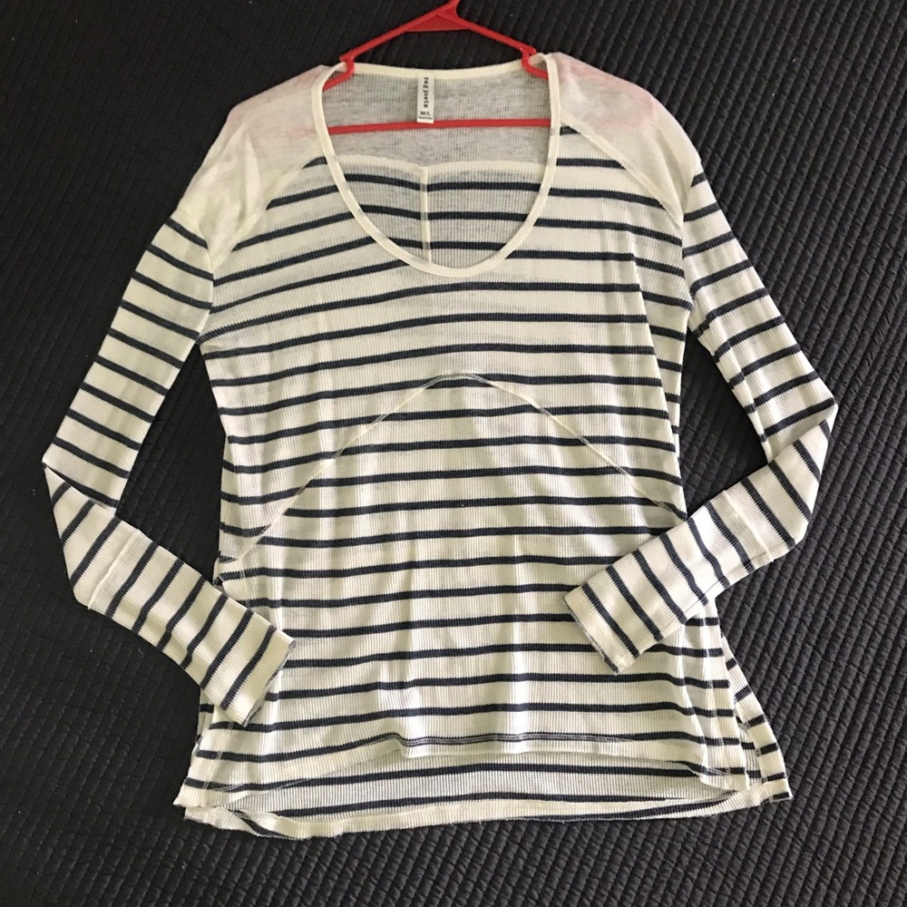 Rag Poets Striped Thermal. Size M/L
